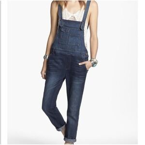 Free People Brady Overalls Denim Jean Size 25